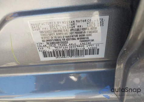 2024 Nissan Sentra Sv Xtronic Cvt from USA, damaged, VIN 3N1AB8CV9RY350253